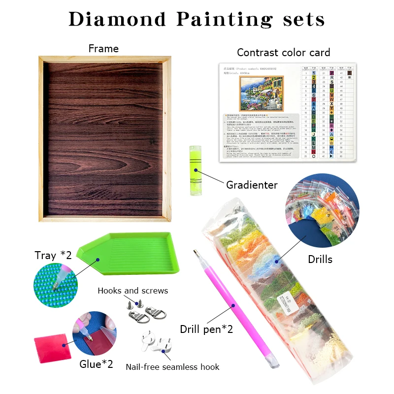 Factory price high quality golden butterfly dazzling trees gilt iron tower pegasus diamond painting