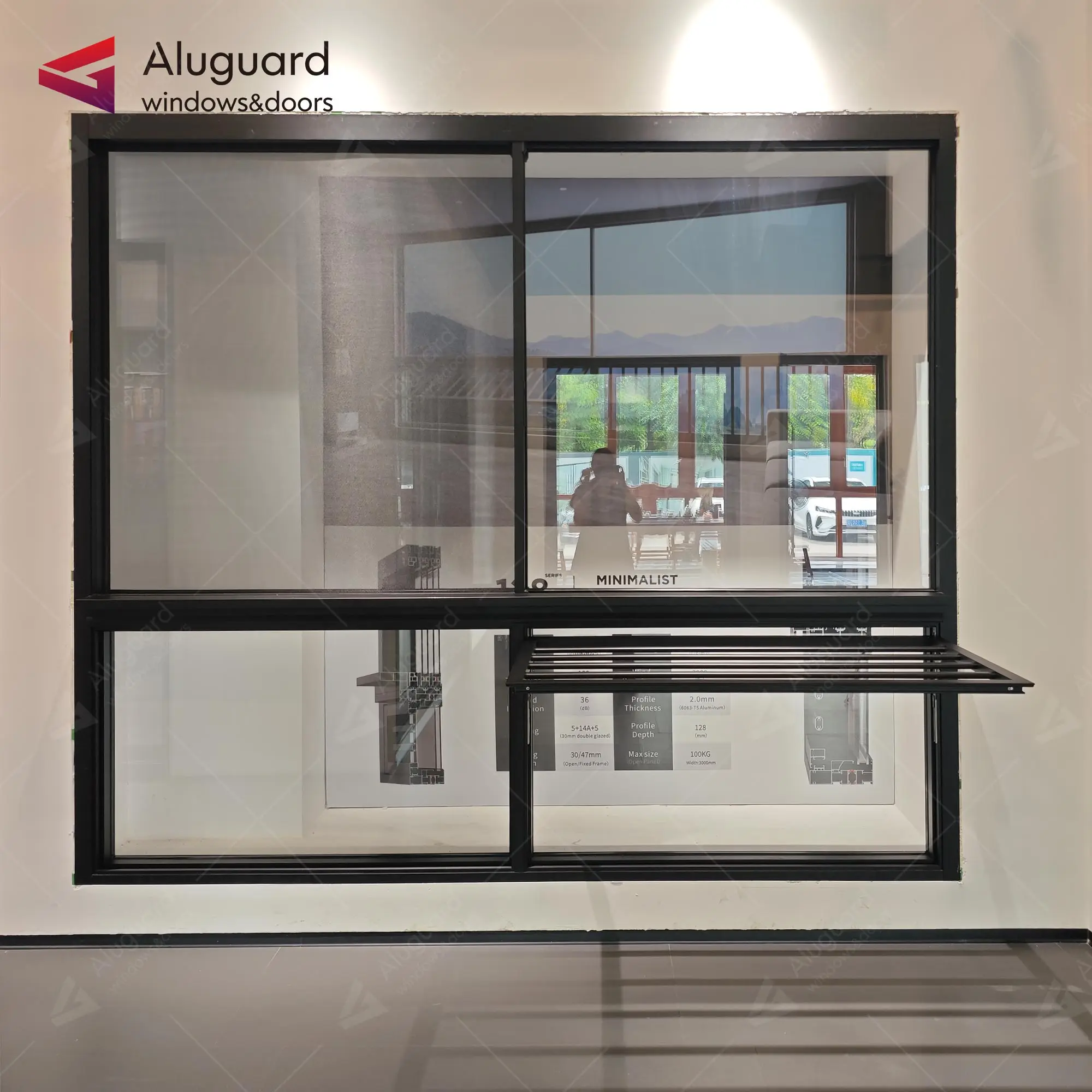 New design nigeria sliding window price High quality window for jindal Australian standard aluminium window section