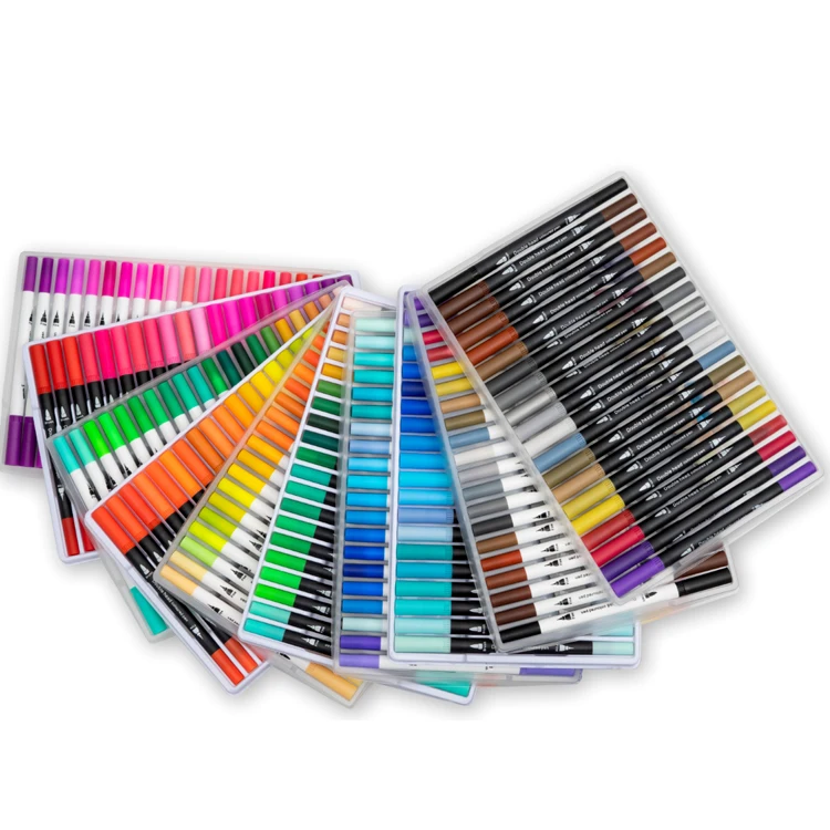 stromer oem manufacturer 24 36 48 60 80 100 water colour pens brushpen white pen for art