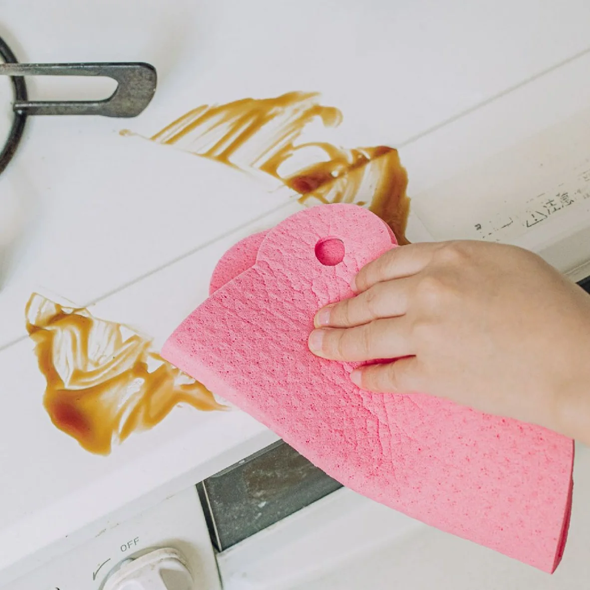 Kitchen Cleaning Wood Pulp Cotton Cloth Sponge Eco-friendly Reusable Cellulose Cotton Dish Sponge Cloth Swedish Dishcloth