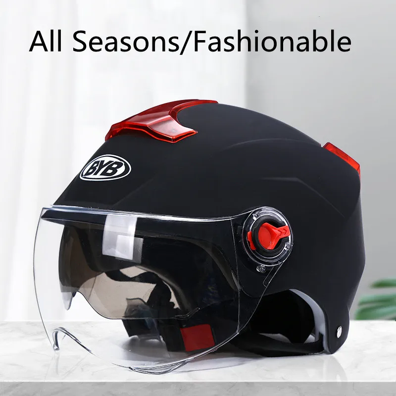 Protective Helmet German Capacete Retro Motorcycle Helmets For Women For Men Casco Mujer Casco Jet Anti Fog Open Face Helmet