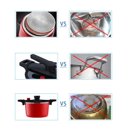 50l Stainless Steel Parts German Intelligent Electric Accessories Induction Power 6 Liter Pressure Cookers