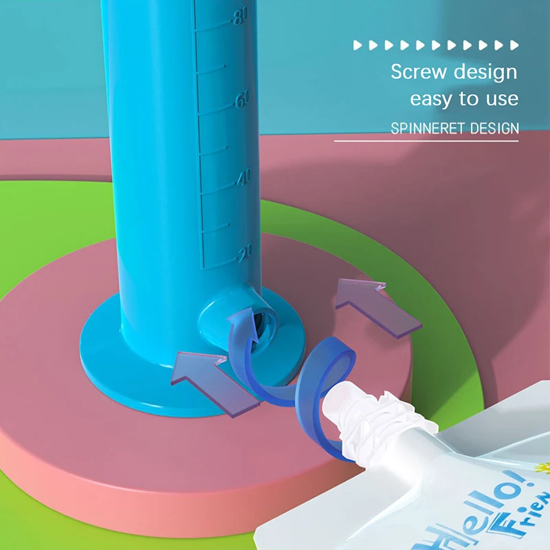 100ml Portable Reusable Fruit Puree Squeezer Food Filling Device Dispenser Baby Squeeze Pouch Fruit Puree Filler Tube For Kids