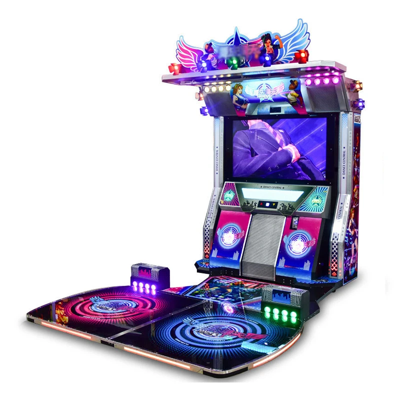 High Quality Indoor Arcade Amusement Park Coin Operated Dance Step Game Machine For Sale