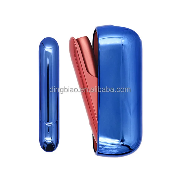 Fashion Smooth electroplate PC Case with Side Cover for IQOS 3.0 Duo Carrying Case