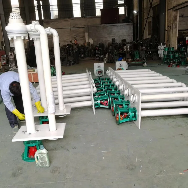 API610 standard  VS series High temperature molten salt or sulfur submerged Corrosion resistant Acid alkali Alloy Vertical pump