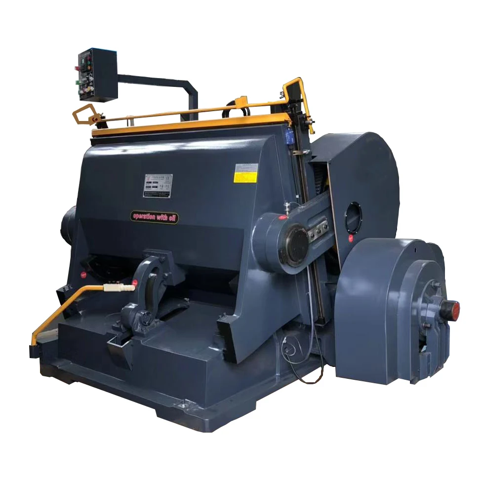 ML 1200 semi- automatic paper plate die cutting machine  corrugated  carton box die-cutting punching machine