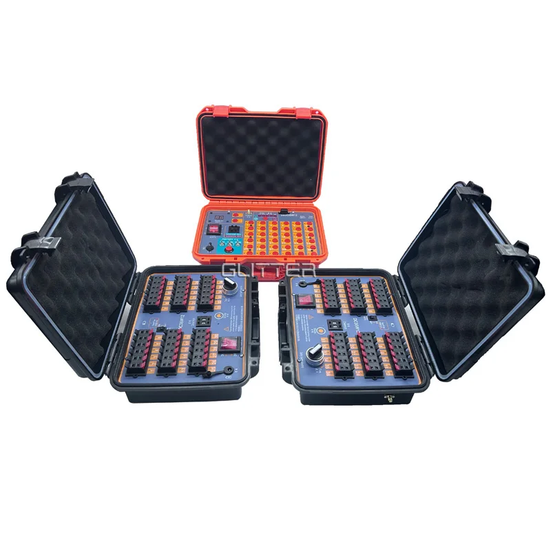 Transmitter rechargeable manual control 36 channel professional fireworks display system fireworks wireless firing system