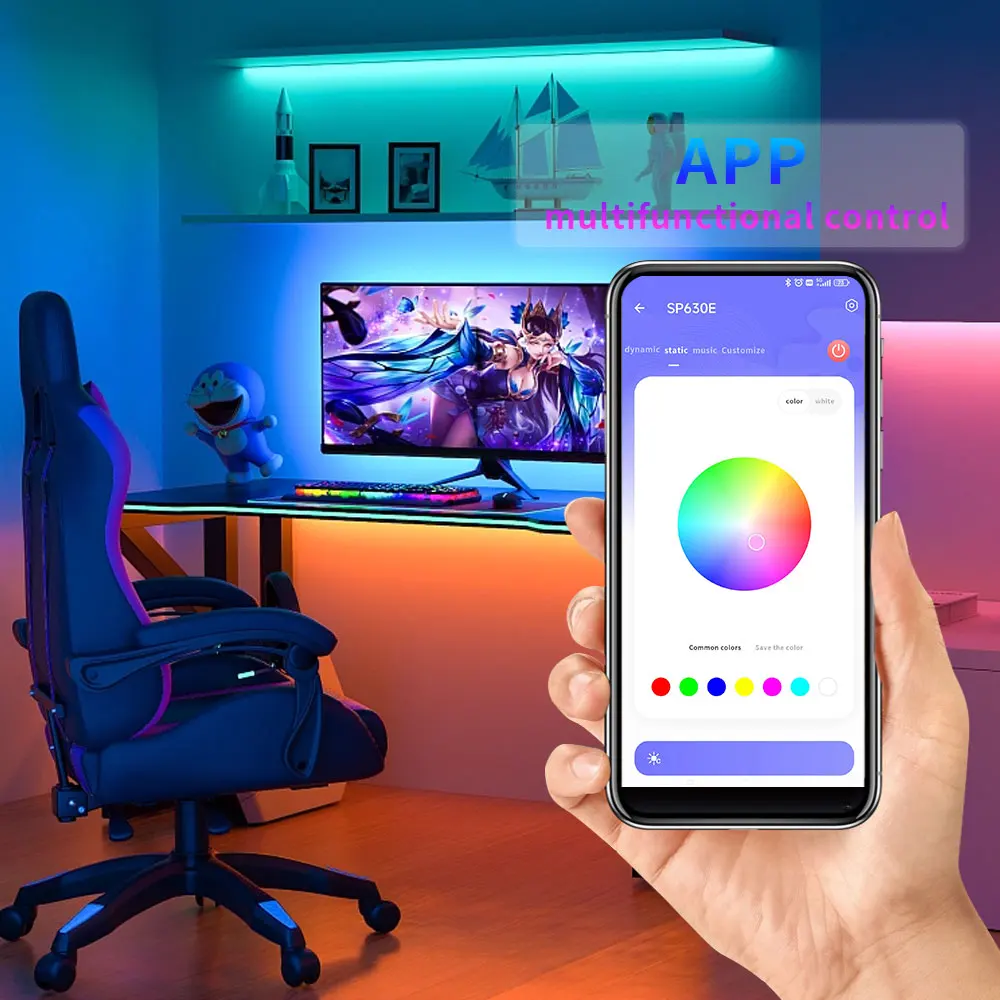 CCT RGB RGBW RGBCCT светодиодный диммер контроллер WS2811 WS2812B WS2815 Светодиодная лента SP630E RGBIC SPI