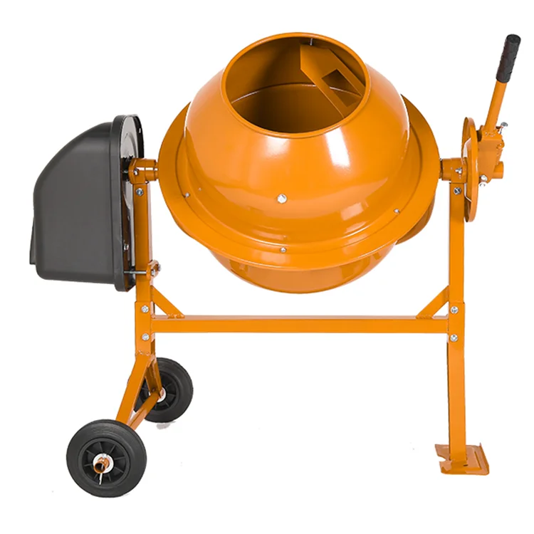 Long warranty cement mixer machines mobile concrete mixer 70L home use cement concrete mixer