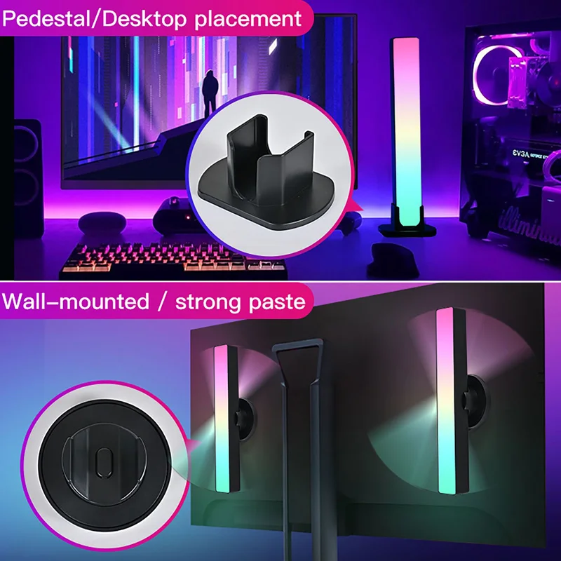 rgb gaming music sync ambiance light app control rhythm lights smart flow ambient led light bar