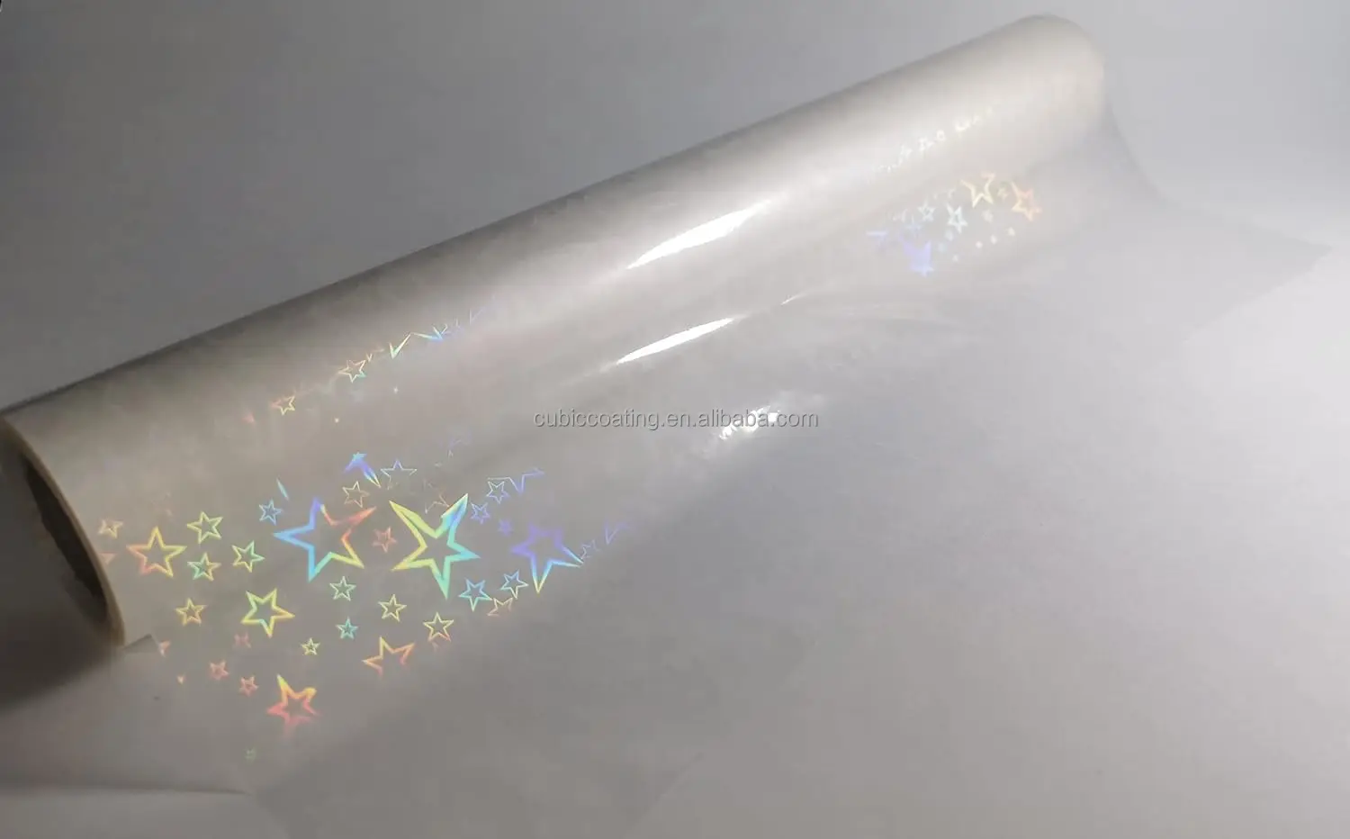 Holographic Rainbow Film For Lamination 3d Effect Glossy Self Adhesive Film Cold Laminating