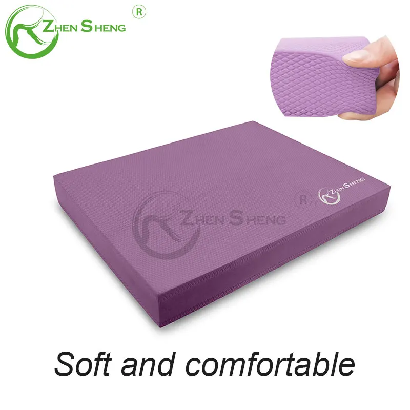 Zhensheng manufacturer custom thickness 4cm 5cm 6cm tpe balance pad yoga pilates mat
