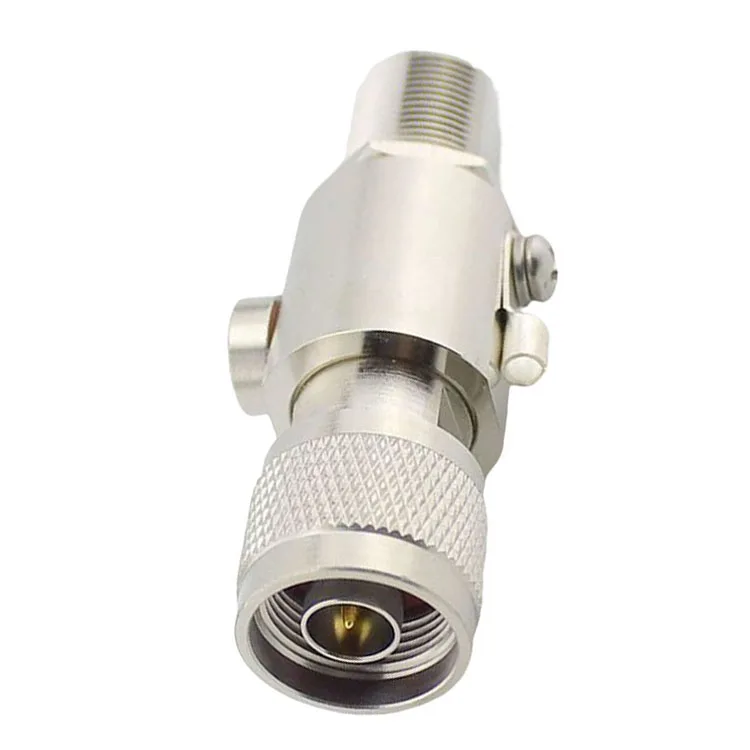 Good Performance Stainless steel Rf N Female To N Female Lightning Arrester Gas Tube
