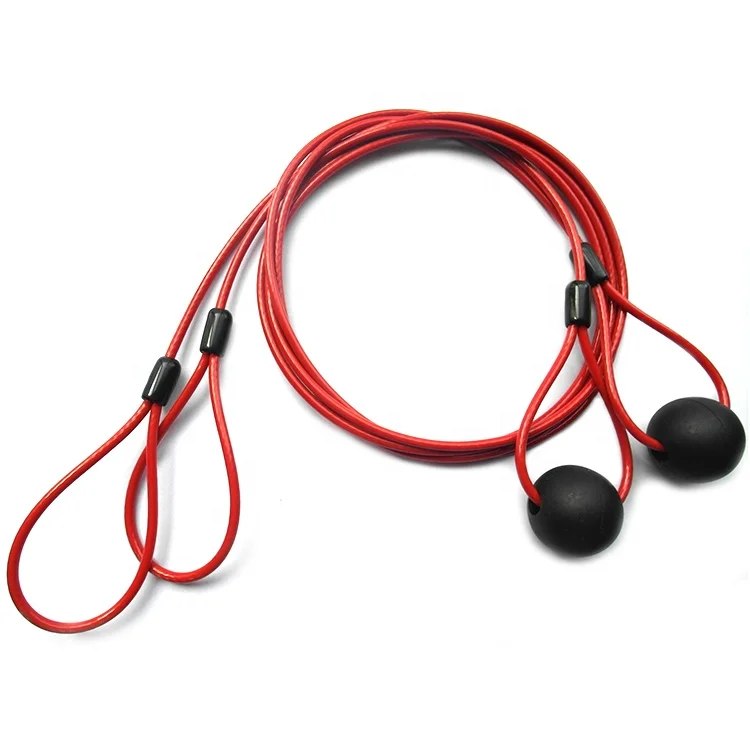 Guofeng продажа Нержавеющая проволочная веревка Черная для тренажерного зала фитнеса спортивный аксессуар резиновый шарик