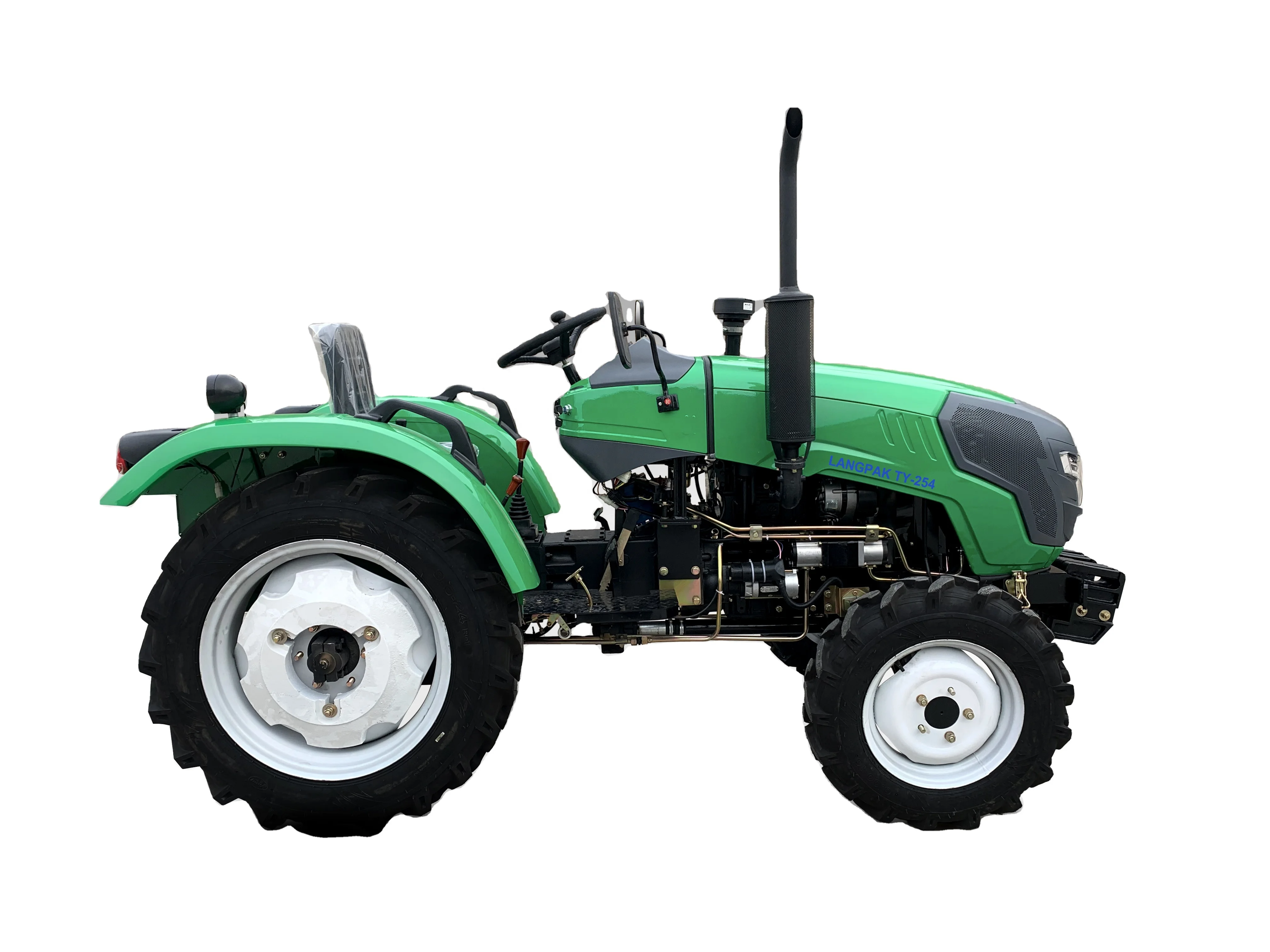 Mini Tractor With Rotary Tiller Plow Various Agricultural Machinery 25hp small rotary cultivator Crawler lawn mower tractor