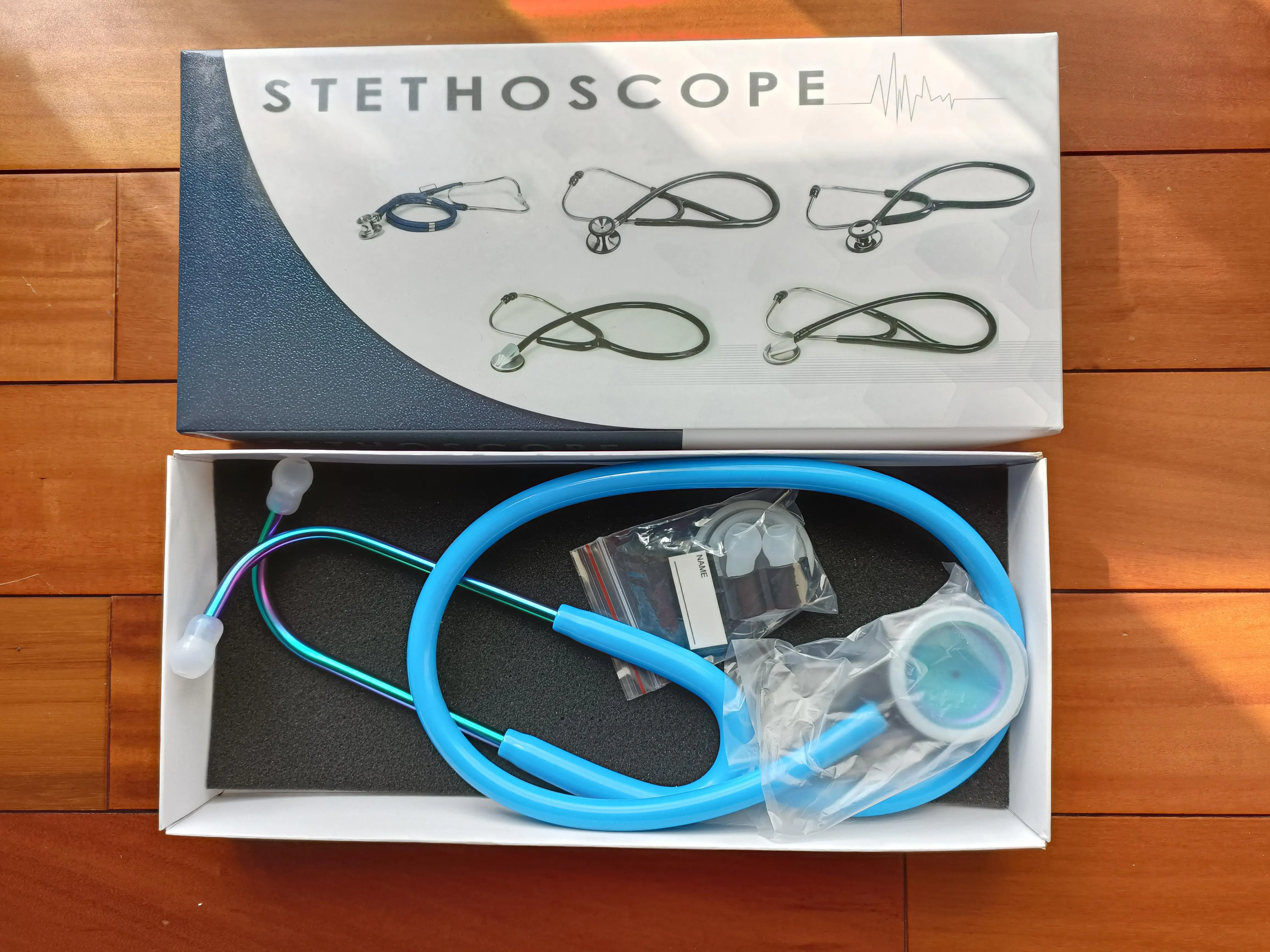 doctor nurse smart estetoscopio y efigmomanometro  professionnel sethoscope medical dual head stethoscope