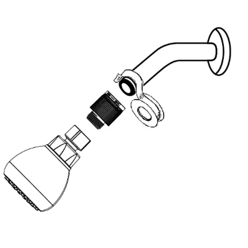 Redge - ABS Water flow restrictor for bathroom,  Water flow regulator for shower head ,  water control