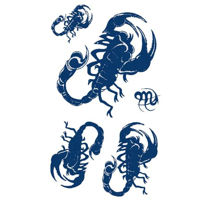 Cartoon Animal Semi-permanent Tattoo Sticker Waterproof Juice Herbal Temporary Flower Arm Tattoo Sticker Free Tattoo