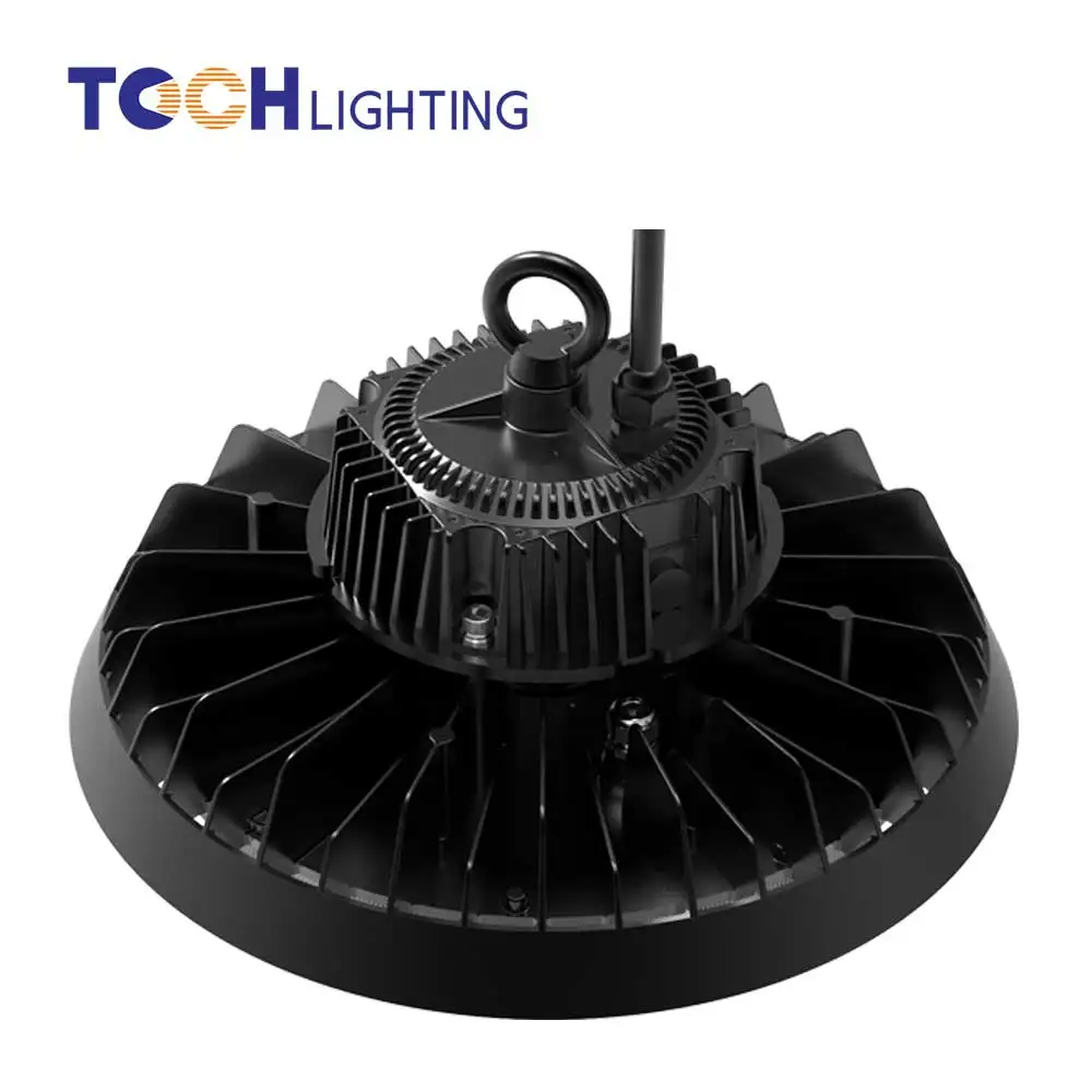 Competitive LED high bay light 150W 200W high bay LED light UFO type with Pulggale motion sensor Tuya APP control