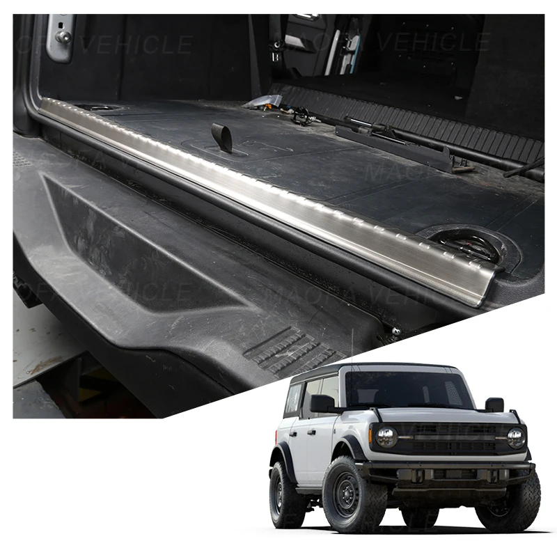 2022 2023 New Design Car Interior Accessories Rear Protection Trim Trunk guard For Ford Bronco 4 Door 2021-2022