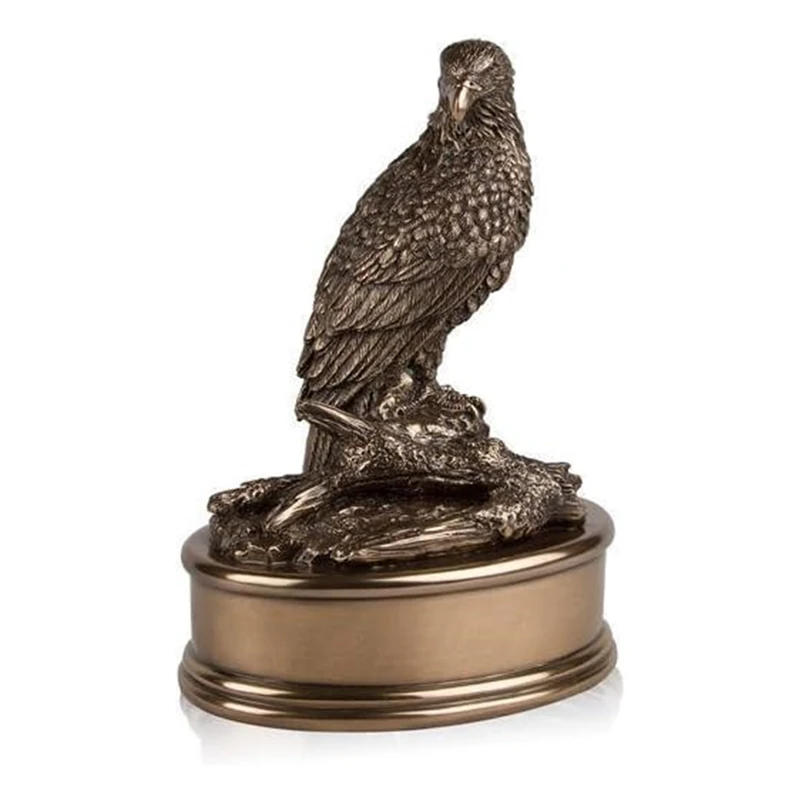 WeiVista Poly Resin Custom Pet Bird Eagle Cremation Urn for Ashes