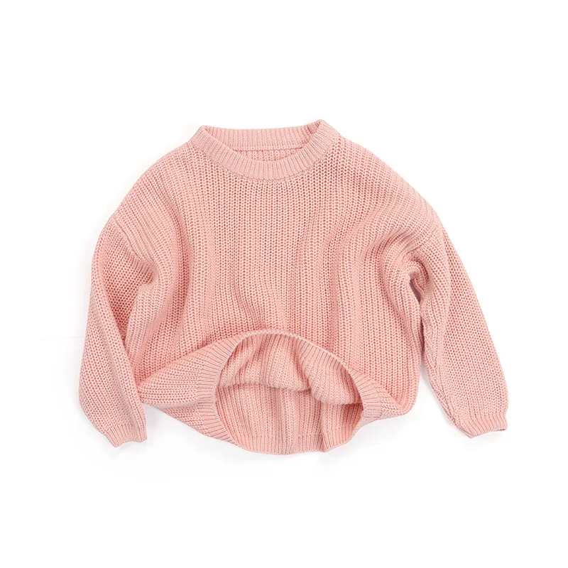 
S11859B Baby Girl Sweater Knitwear Baby Cute Hooded Shirt Children Sweater Autumn Winter New Hooded Sweater 