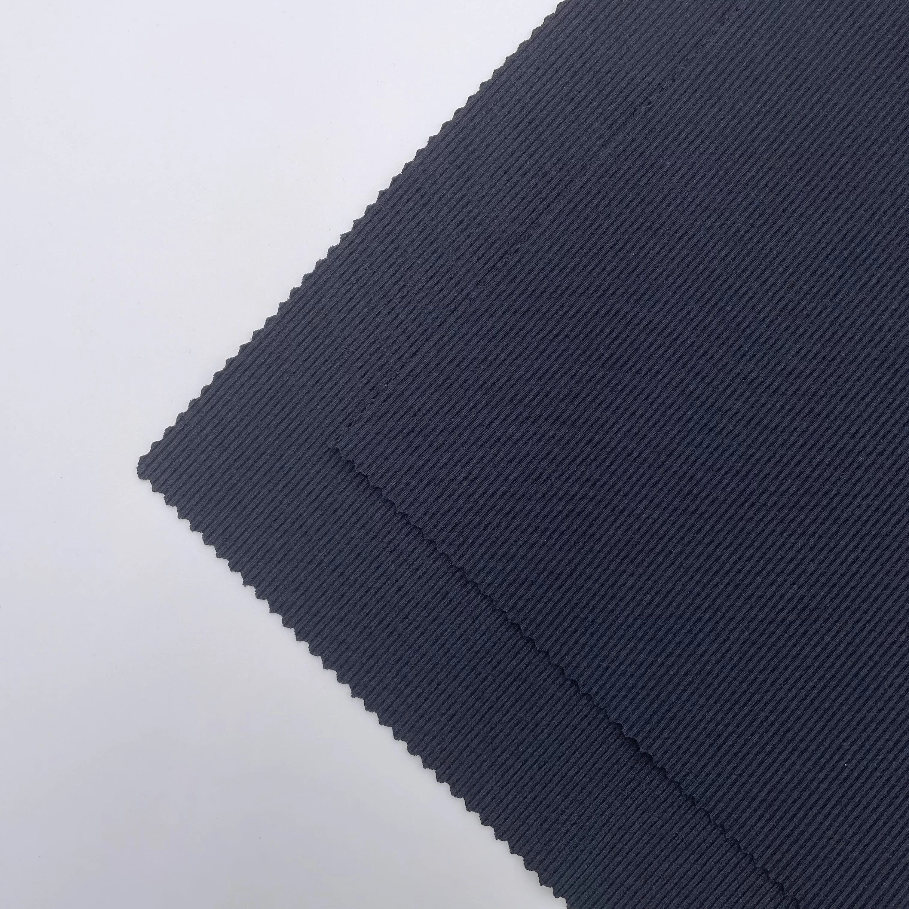 Ottoman ribbed tracksuit pant knitted fabric