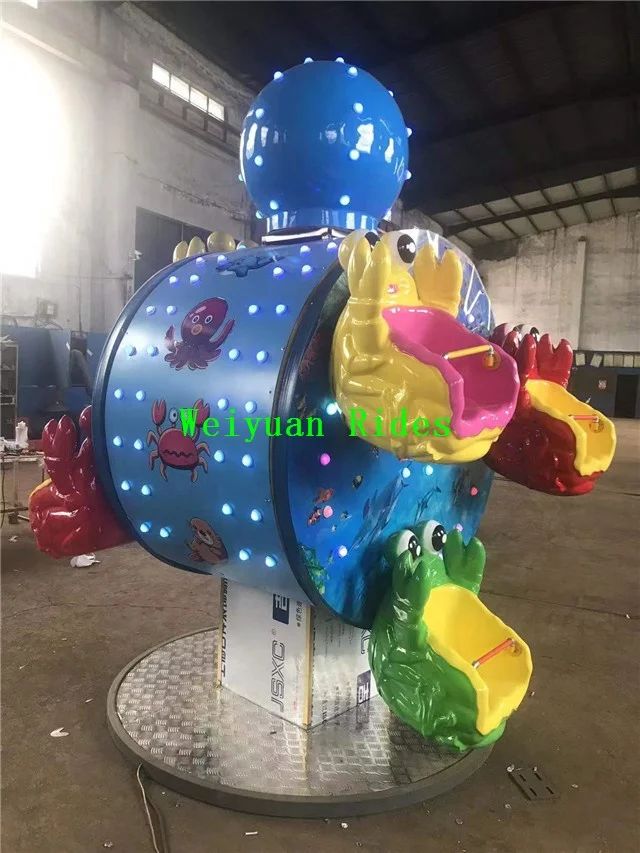 Carnival Rides Amusement Park Equipment Kids Portable Mini Ferris Wheel for Sale Customized Zhengzhou Indoor Park 6 Cabins 2.7m