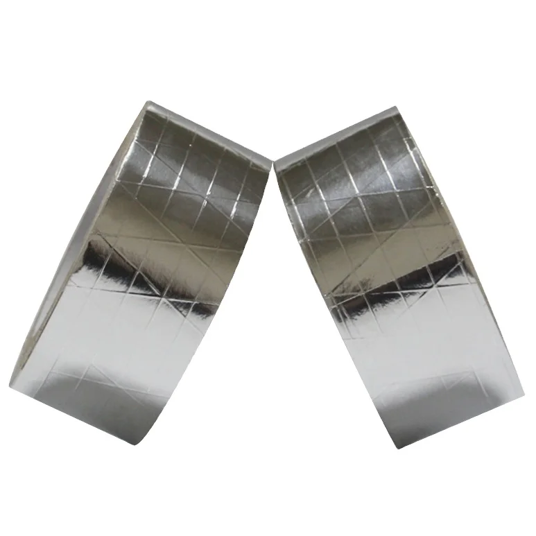 HVAC Alu solvent glue strong toughness Facing Fireproof 3way Reinforced FSK Aluminum Foil Tape