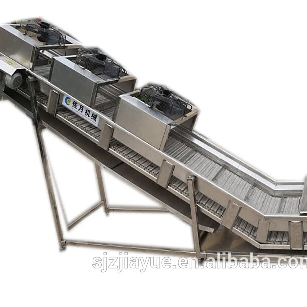 Snacks peas nuts nuggets Stainless Steel Industrial Cooling Conveyor