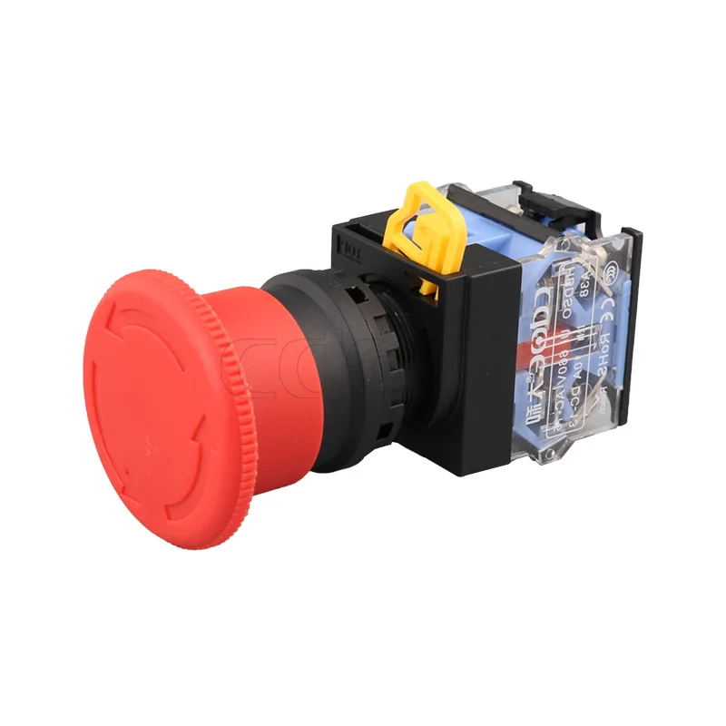cdoe la38 series 22mm emergency stop ip65 push button latching switch round