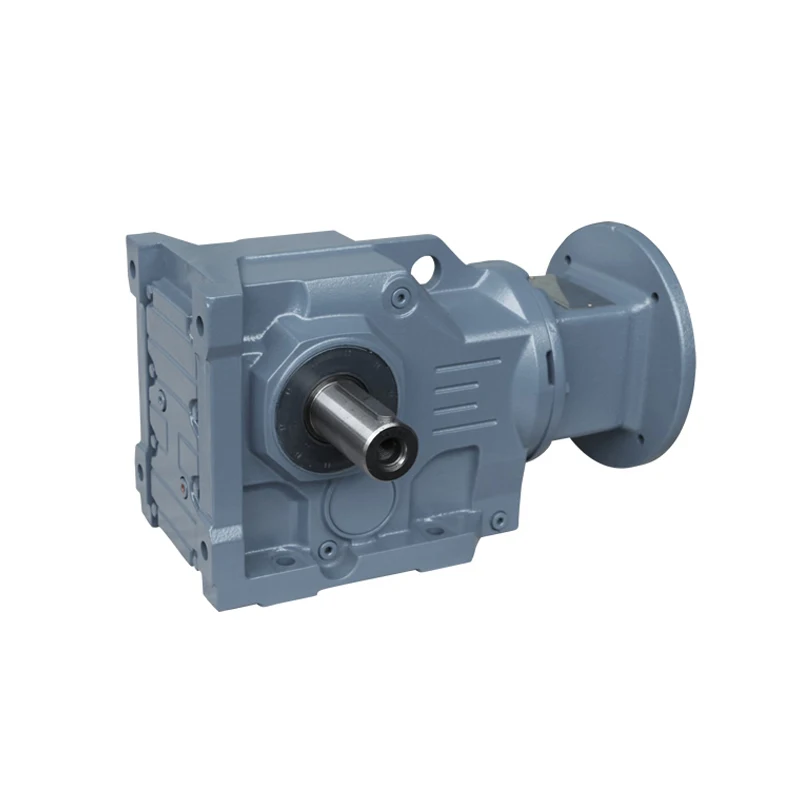 High Strength KA77 Worm Gear Speed Reducer ODM Supported Helical Bevel Electric Motors Gearbox for Machinery Industries