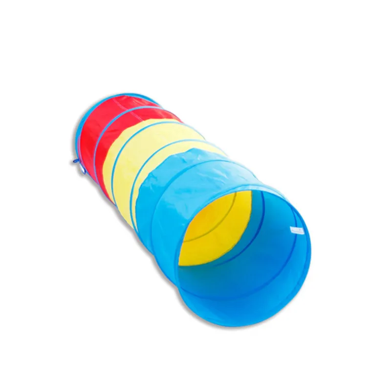 Factory supplier outdoor dog pet tunnels large size dog agility training tunnel