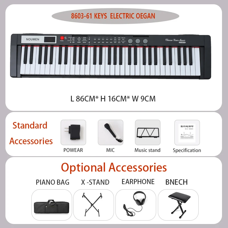 Hot Selling Products 2023 Musical Instruments Piano Keyboard Instruments