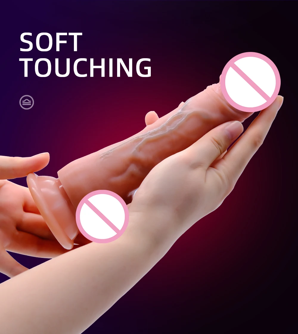 
super big silicon penis 8 inch adult sex toys huge dildo for women natural 