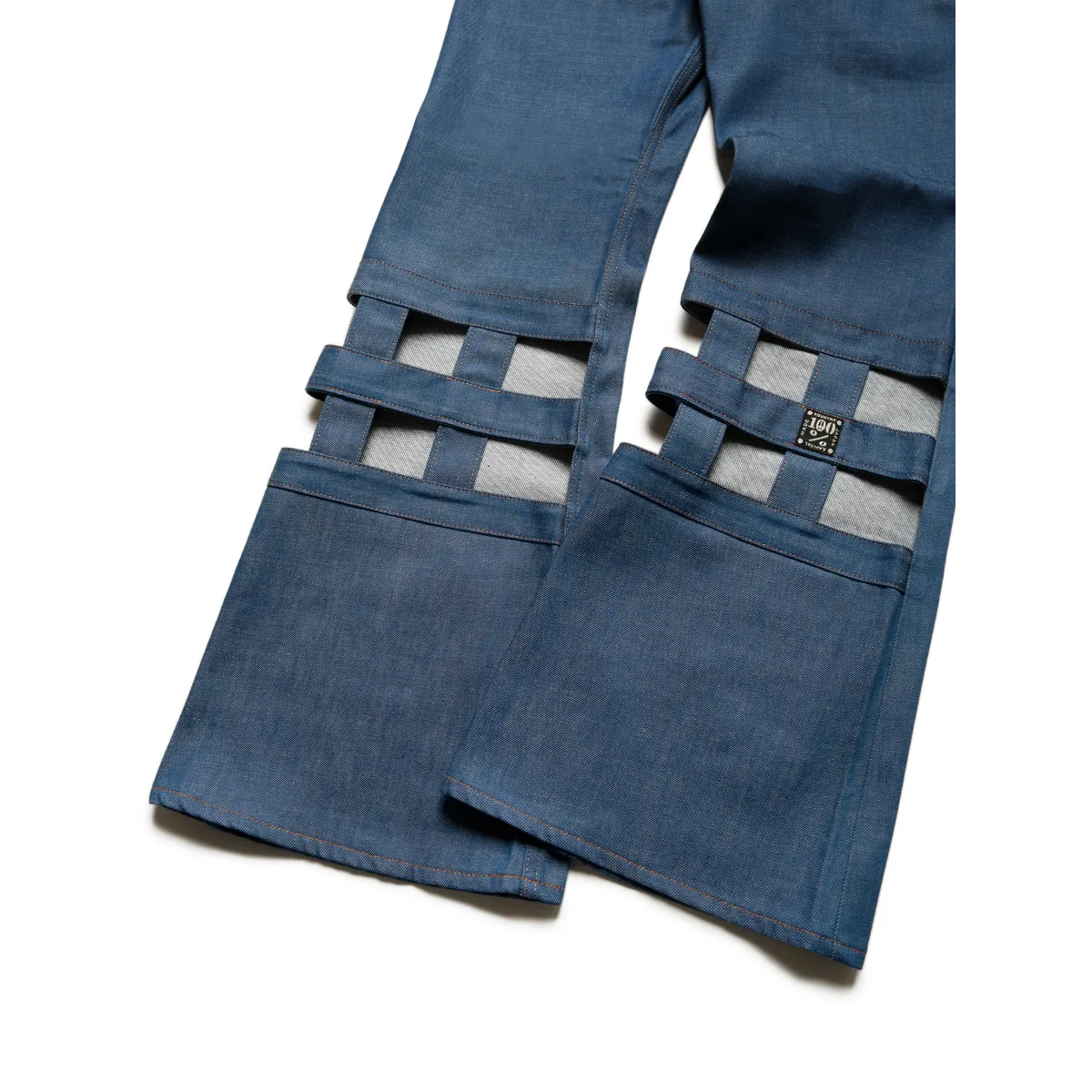 ZhuoYang Garment Design Full Length Mid Waist Rise Slim Fit Ripped Plaid Hollow Out Mens Jeans Hot Selling Trendy Soft Denim Pants For Men