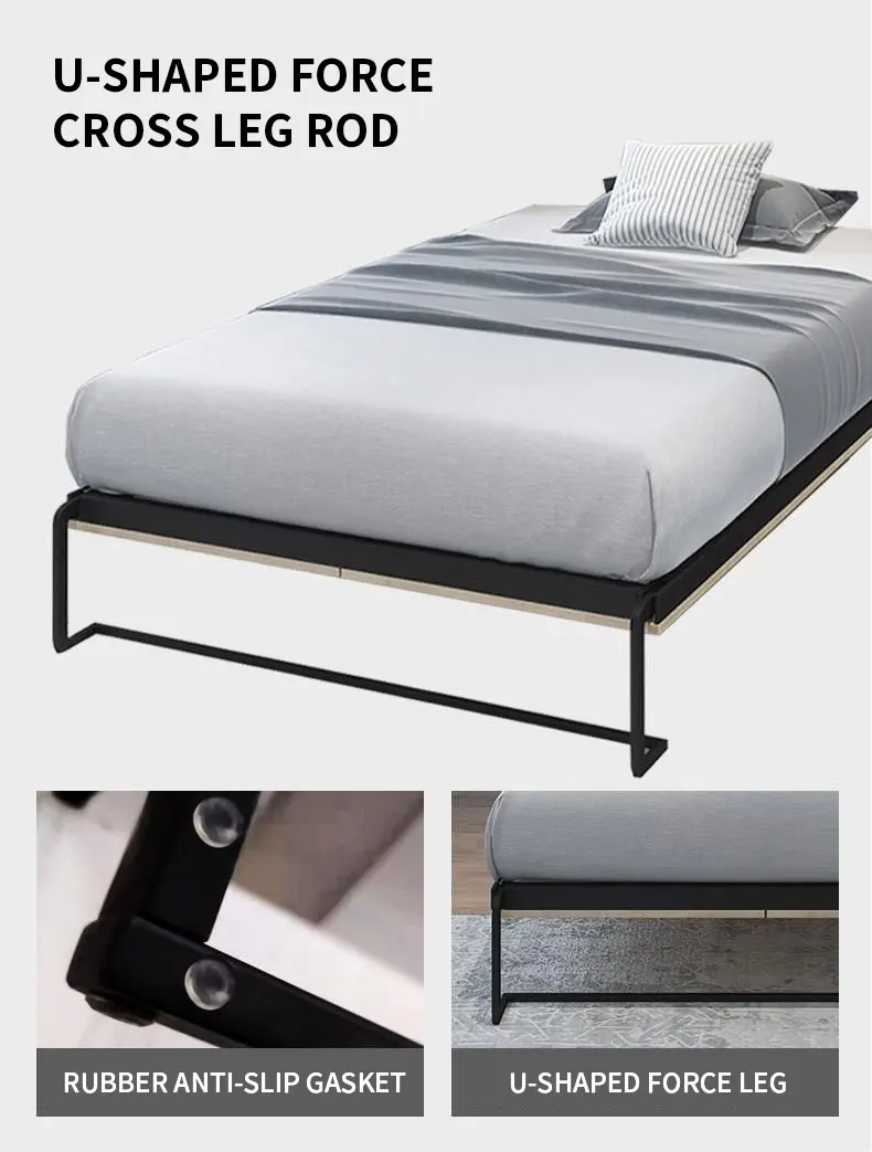 High Quality Modern Integrated Design Vertical Hydraulic Silent Lifting Space Saving Hidden Murphy Wall Bed for Apartment