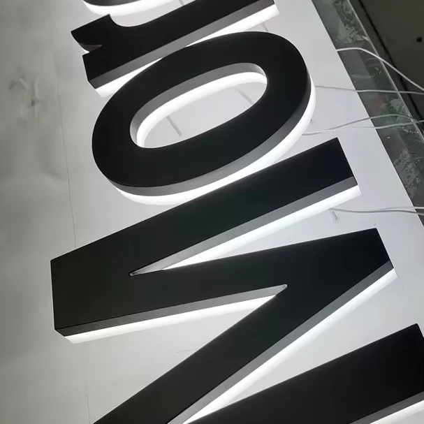 Easy Installation Acrylic Luminous Letter-Partial Side Lit 3D LED Acrylic Sign IP67 acrylic letter For Advertising