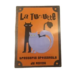 custom reteo beer metal sign beer tin signs