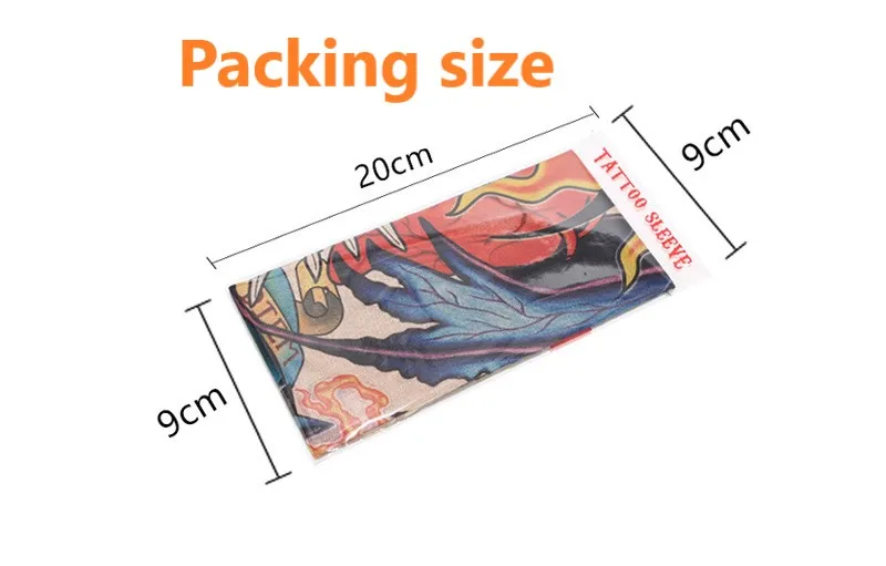 1Pc Outdoor Cycling Sleeves 3D Tattoo Printed Armwarmer UV Protection Bicycle Sleeves Arm Protection Riding Sleeves