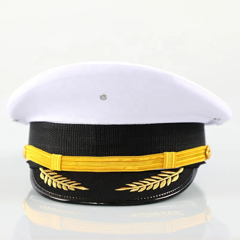 Customize Cap Badge Security Guard Uniform Dress Hats Officer Uniform Peaked Cap