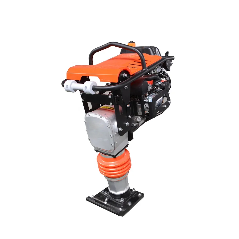 handheld Gasoline HCR80D Tamping rammer machine with Honda GX160 Engine