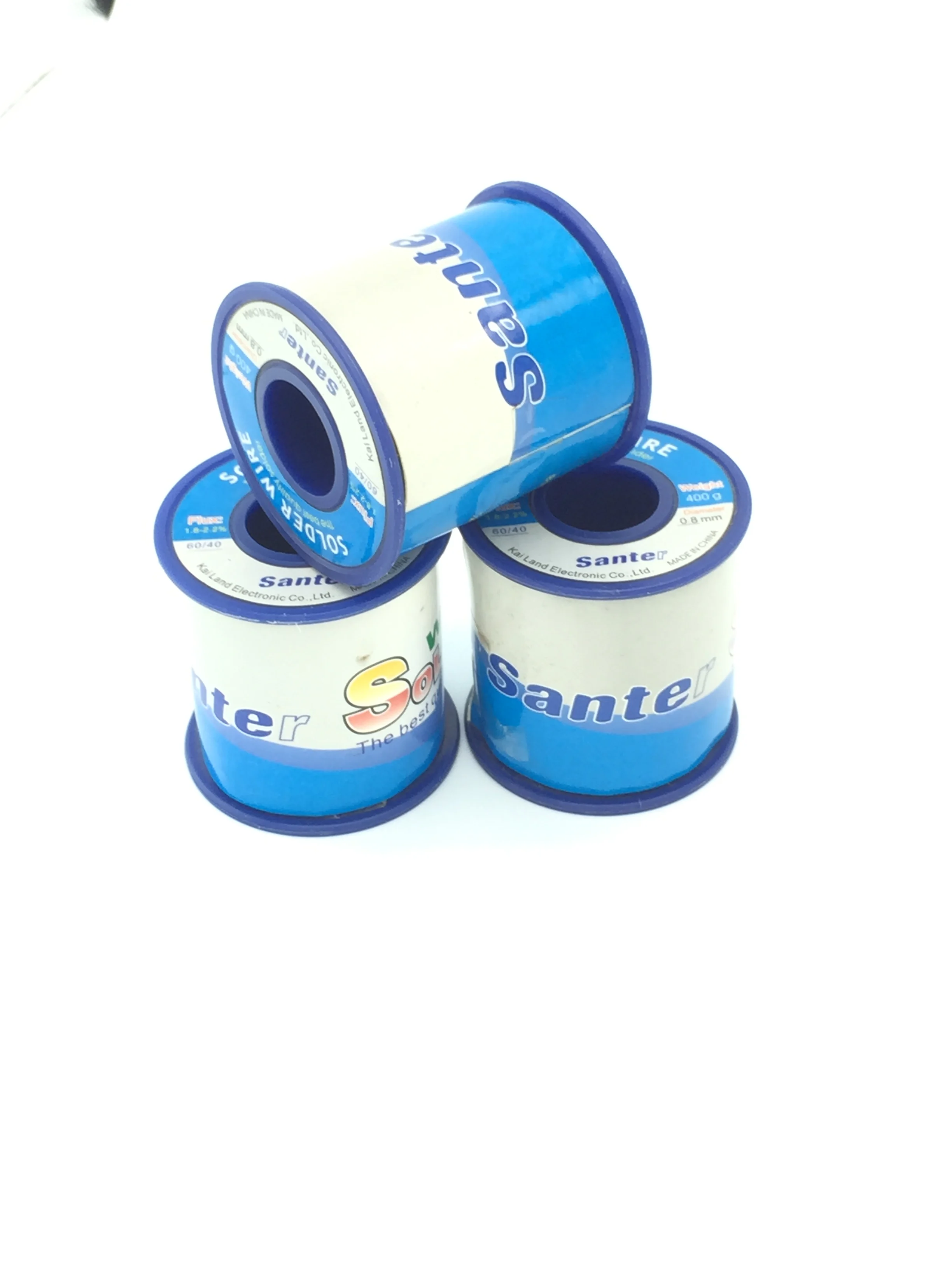 Santer 60/40 Hight Quality No Cleaning Solder Wire 0.8mm 400g Tin Flux Rosin Activated Cored Welding
