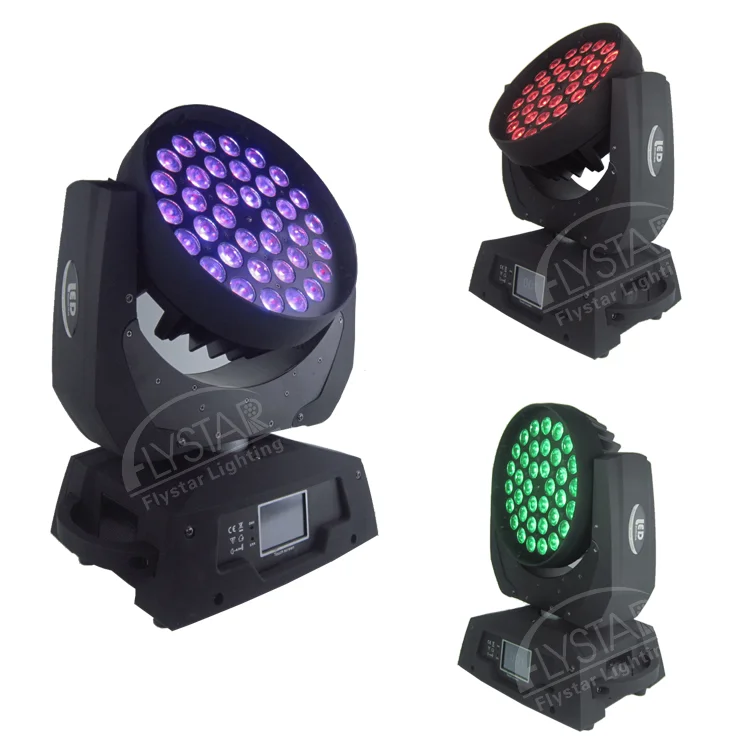 RGBW zoom 36x10w led moving head wash light robe robin 600