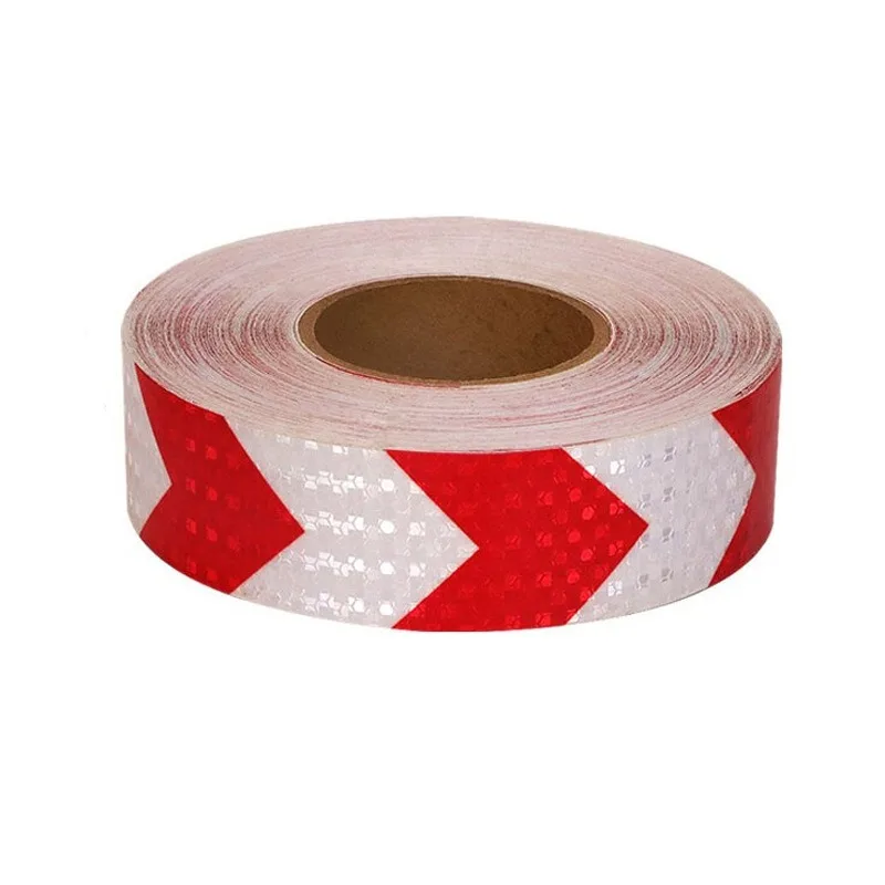 2inch Truck PVC Reflective Tape Reflector Industrial Safety Arrow Tape for Trailers Vehicles Conspicuity Tape