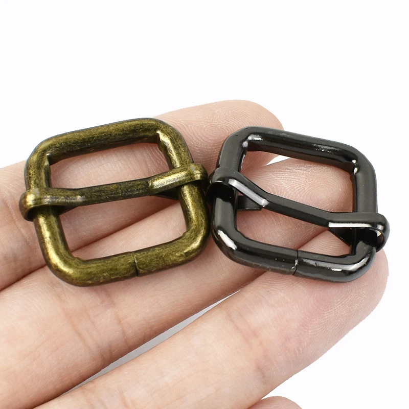 Meetee F2-12 16mm Handbag Keychain Hook Bag Straps Webbing Metal Strap Adjuster O D Ring Clip Clasp Tri Glide Slider Buckle