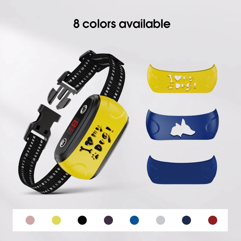Best Intelligent Bark Control Battery Vibration Automatic No Bark Collar S/G Sensitivity Pet Training Products Barking Collar
