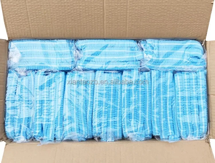 Custom Hair Net Bouffant Cap Non Woven Nursing Hair Mob Cap Clip Cap Personal Care Head Disposable CE Wigs Human Hair Lace Front