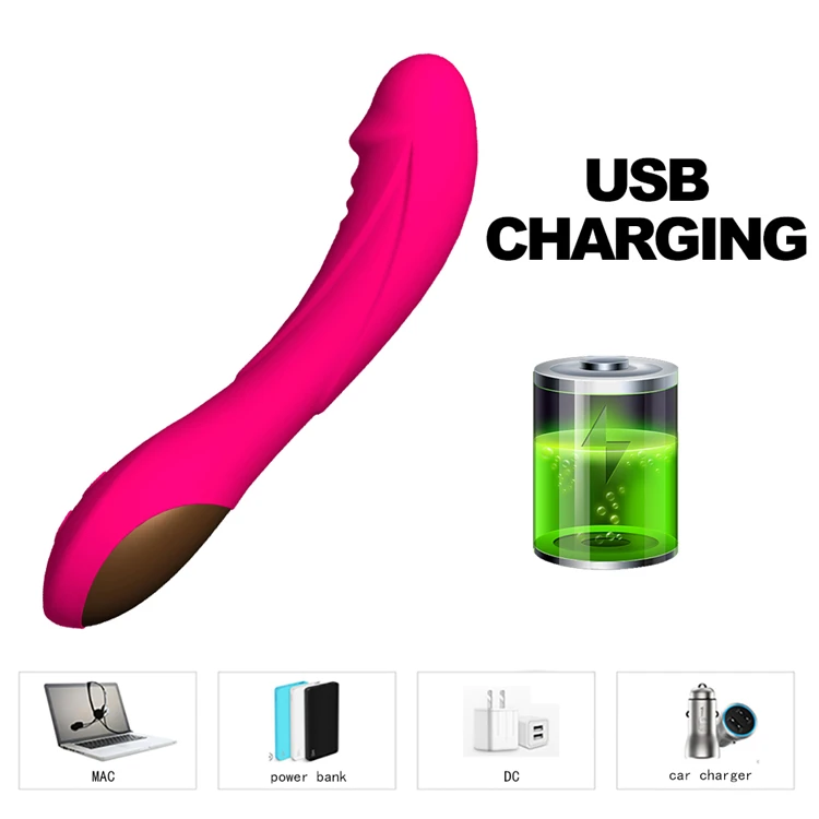 2021 Hot Sell New Waterproof Handheld 12 Speed Adult Silicone Pussy Clit Dildo Wand Massager Women Sex Toy Vibrator